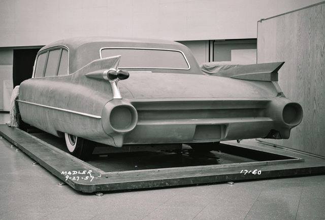 Clay model of a 1959 Cadillac limousine Dated September 27th, 1957 Dream Car Harley Earl Concept Car