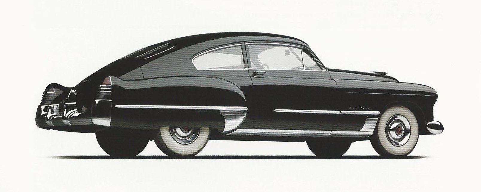 Cadillac 1948 1949 fins płetwy Harley Earl
