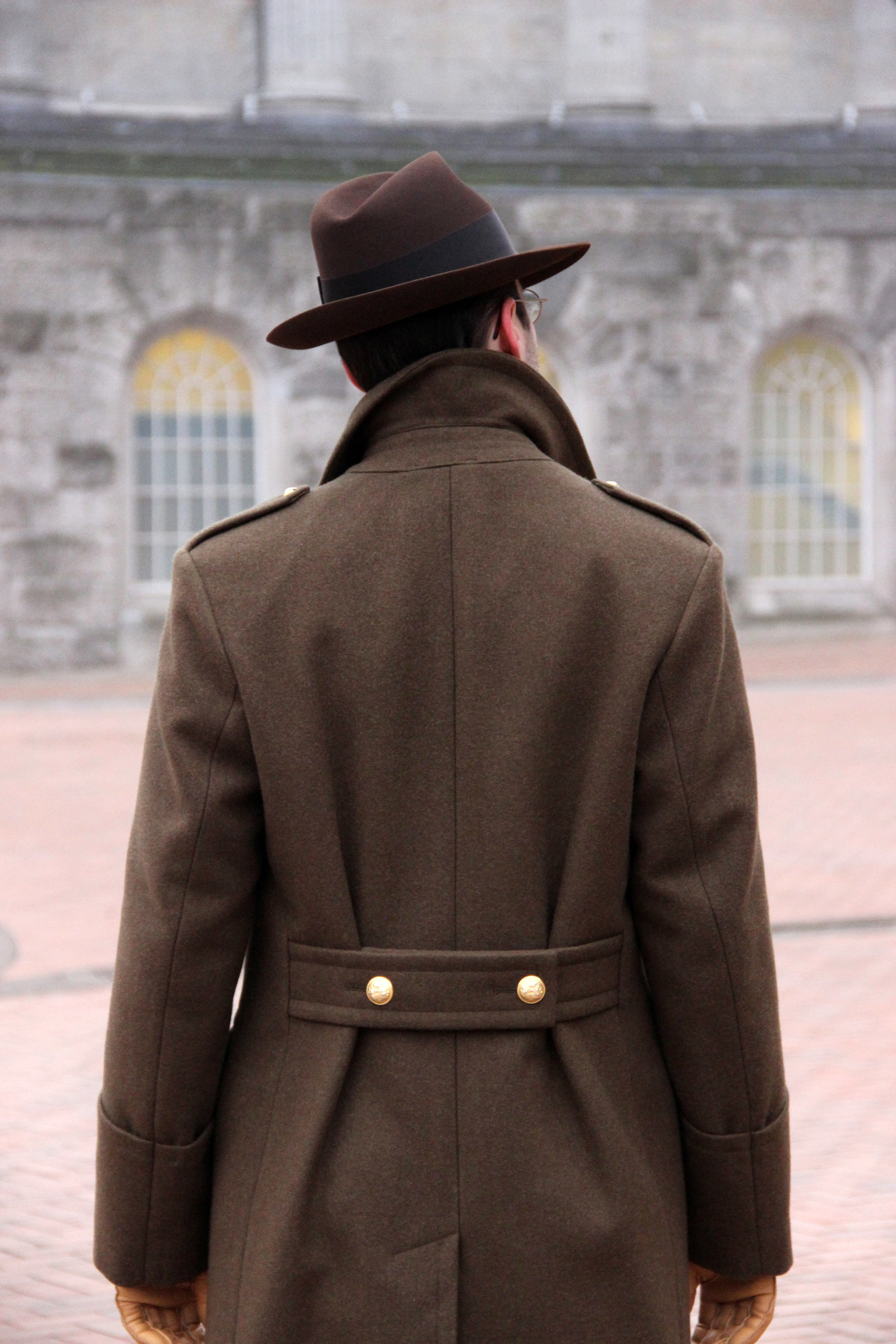 Stetson Temple & Army Green Ulster by LONG STORY SHORT